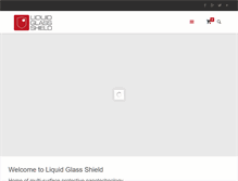 Tablet Screenshot of liquidglassshield.com